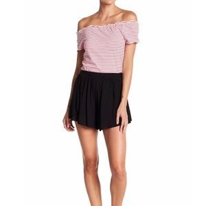 Black Pull-On Shorts